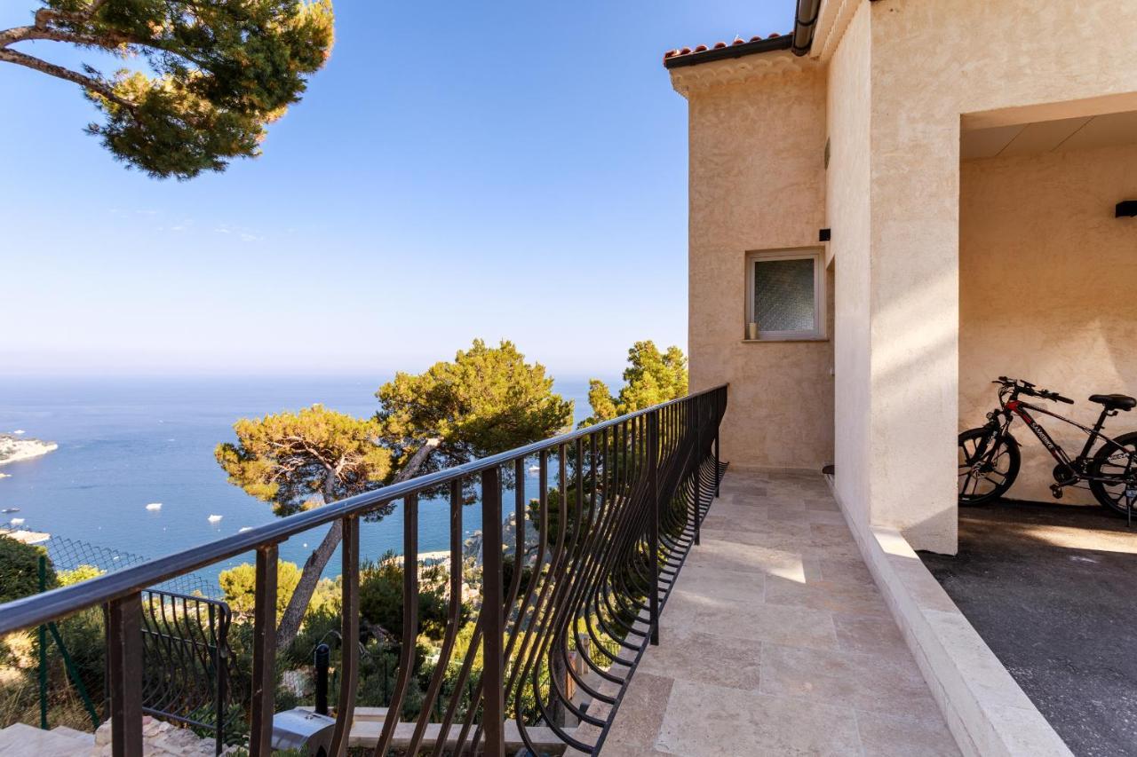 Sea View Apartment Between Nice And Monaco - 2 Villefranche-sur-Mer Kültér fotó