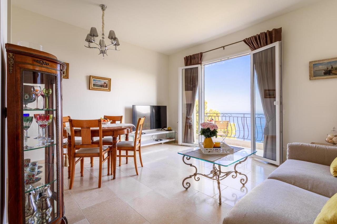 Sea View Apartment Between Nice And Monaco - 2 Villefranche-sur-Mer Kültér fotó